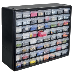 ORGANIZADOR CON 64 GAVETAS TRUPER ORG-64