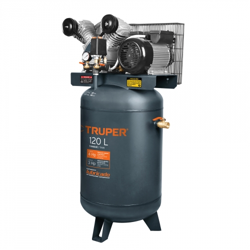 COMPRESOR 3HP 120 LTS VERTICAL TRUPER