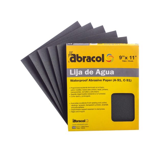 LIJA DE AGUA  ABRACOL 9" X  11"