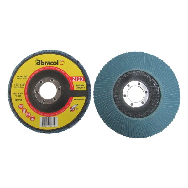 DISCO FLAP F-PRO CERAMICO # 120  4.1/2"x7/8"
