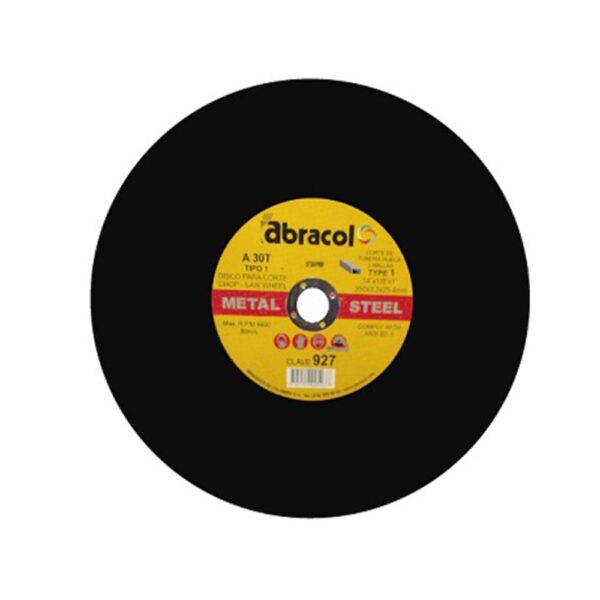 DISCO CORTE 14"x2.8x25.4mm A30T METAL CLAVE 920