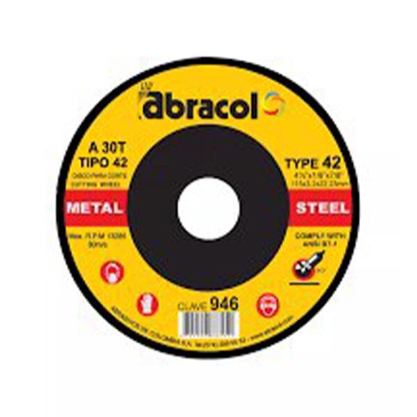 DISCO CORTE  ABRACOL TIPO 42