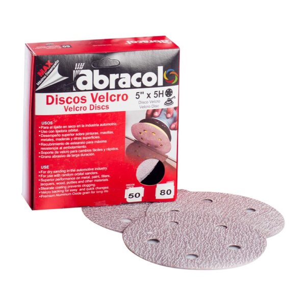 DISCO VELCRO ROJO 5x5