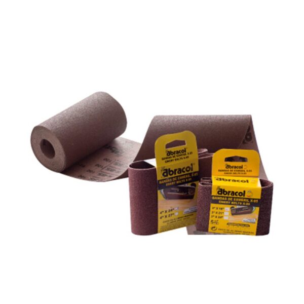TELA ESMERIL  ABRACOL 4" X 25 mts