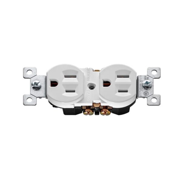 270W  TOMA DOBLE POLO A TIERRA 15A 125V - 270-W BLANCA