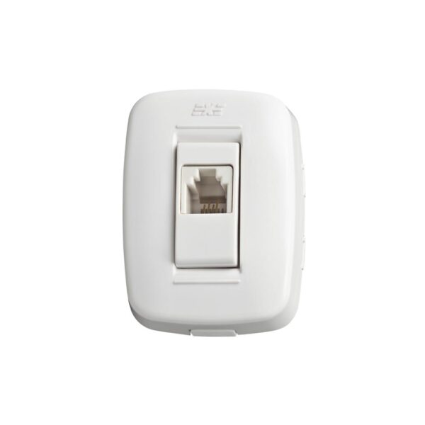 12006TA4  TOMA TELEF AMERIC 4 HILOS (RJ11) BLANCO DUE