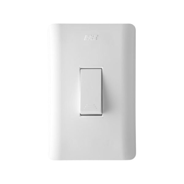 15002  INTERRUPTOR SENCILLO CONMUTABLE DUOMO BLANCO