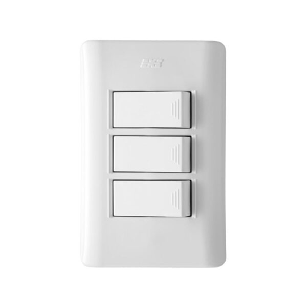 15023  INTERRUPTOR TRIPLE CONMUTABLE DUOMO BLANCO