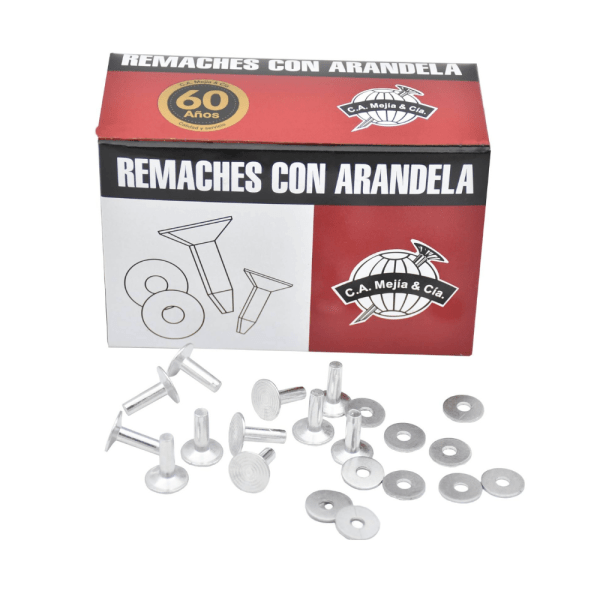 REMACHE ALUMINIO C/P  C/ARANDELA 450gr