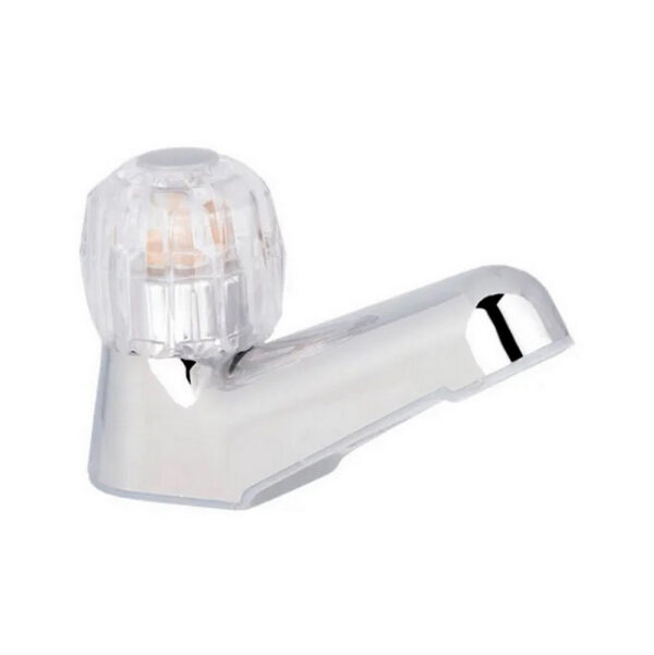 101348 LLAVE INDIVIDUAL LAVAMANOS CROMO AQUARIUS POMO ACRILICO