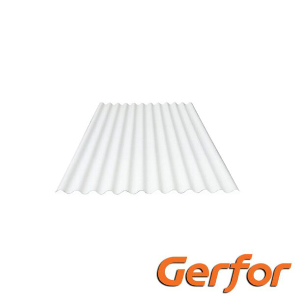 TEJA EN PVC TIPO ZINC TRANSPARENTE