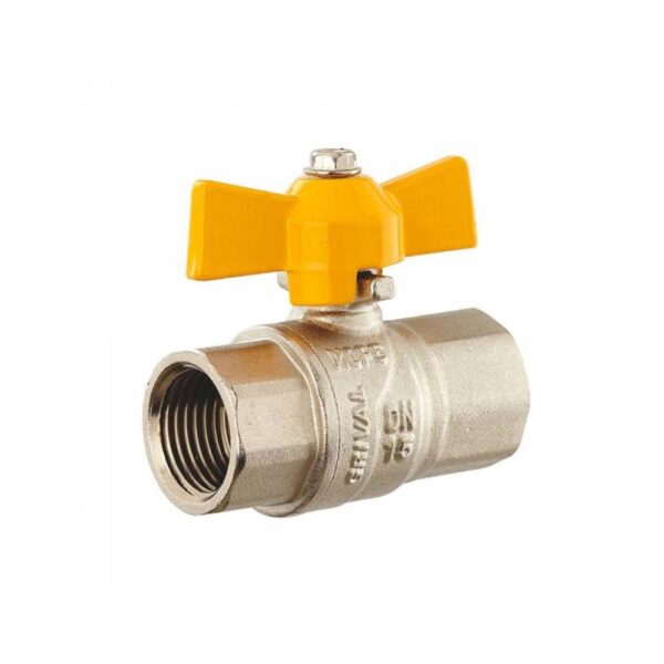 717443331 B*6 PAQ. VALVULA BOLA TROCABLE GAS 1/2P SATIN