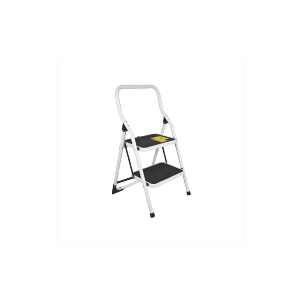 ESCALERA TUBULAR 2 PELDAÑOS PRETUL