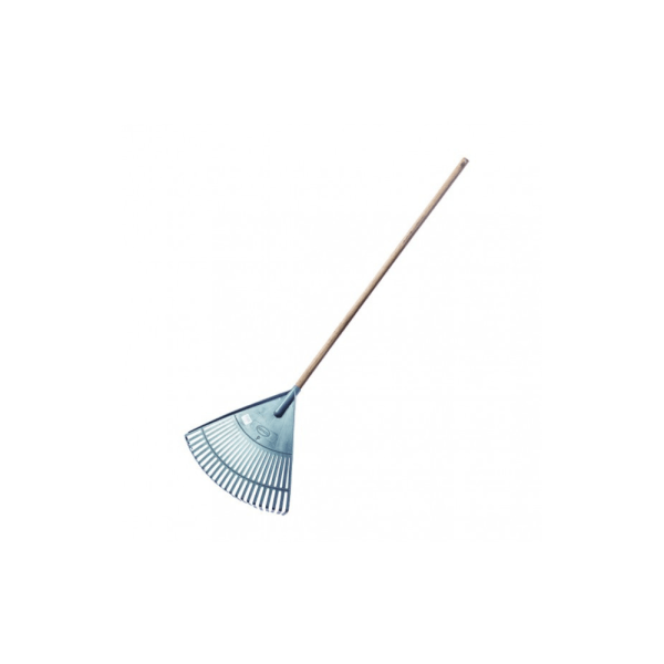 T1310001323 ESCOBA PRADO PLASTICA 22 DIENTES CABO MADERA