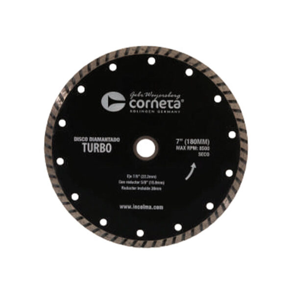 DISCO CORNETA DIAMANTADO TURBO