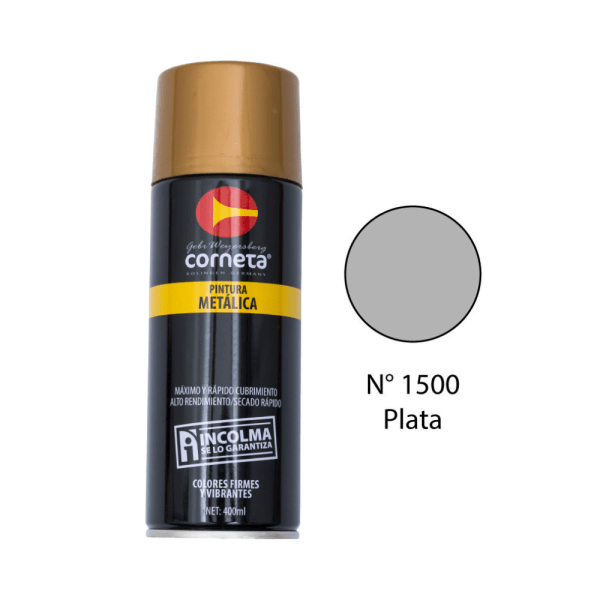 PINTURA SPRAY CORNETA METALICO 400 ML