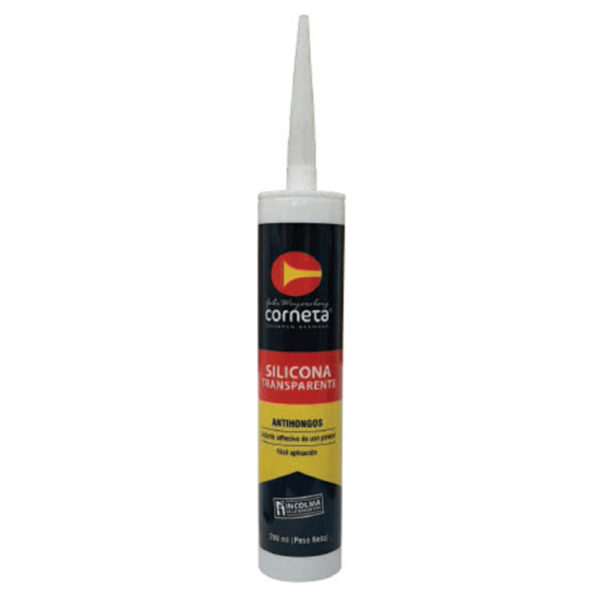 56601102  SILICONA CORNETA BLANCA ANTIHONGOS 280 ML
