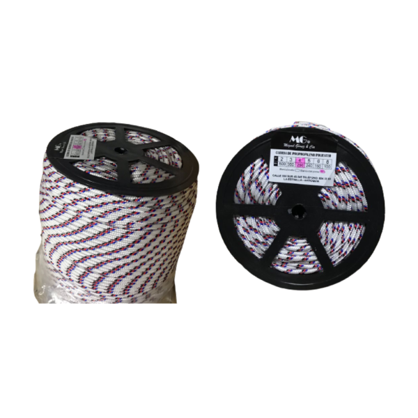ROLLO CUERDA PP BLANCA/PINTAS MG