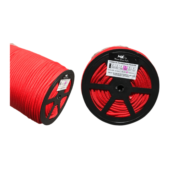 ROLLO CUERDA PP ROJA MG