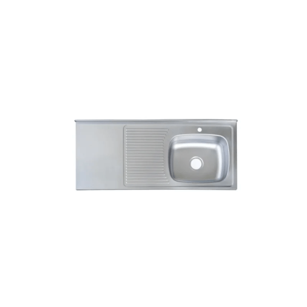 LAVAPLATOS INOX ESCURR IZQ MONOC 120*50   1714