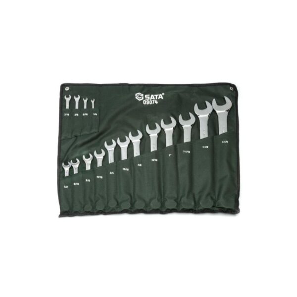 ST09074SJ  JG LLAVES COMBINADAS LONA 16PC 1/4 - 1.1/4 PUL