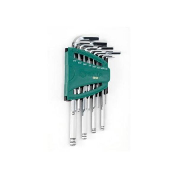ST09106SJ  JG LLAVE HEX LARGA CAB REDON 12PC 1/16 - 3/8 PUL