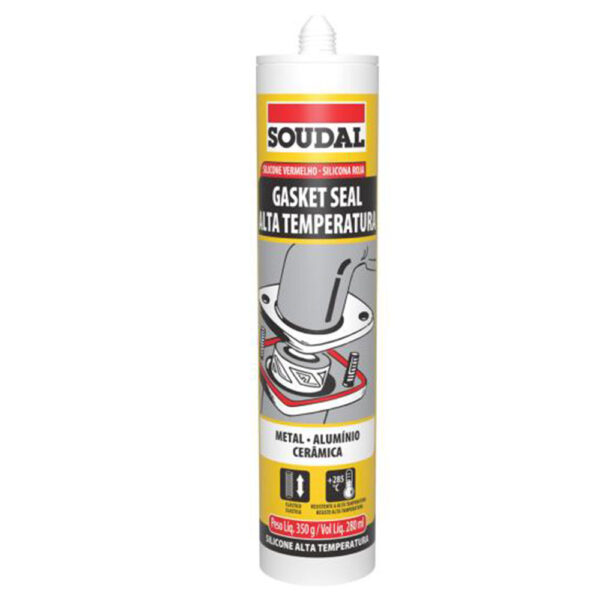 1104 SILICONA ALTA TEMPERATURA GASKET SEAL 280ML SOUDAL