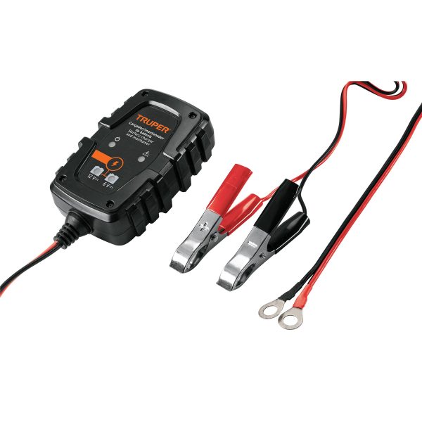 CARGADOR DE BATERIAS 6 Y 12 V  1A  TRUPER CARBA-1