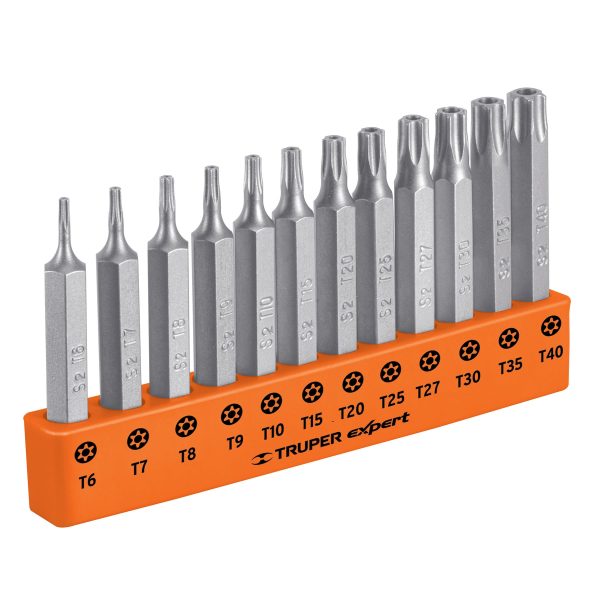 JUEGO 12 PUNTAS TORX 2" (50MM) TRUPER P12-2TS
