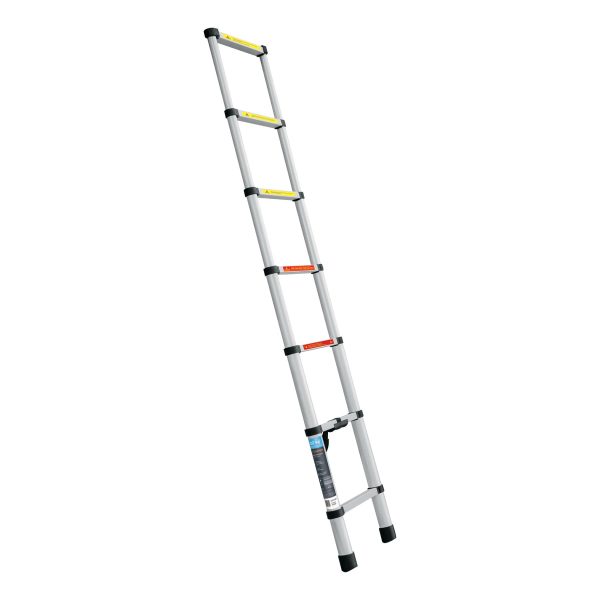 ESCALERA TELESCOPICA PLEGABLE 7 PELDAÑOS TRUPER ESTE-207
