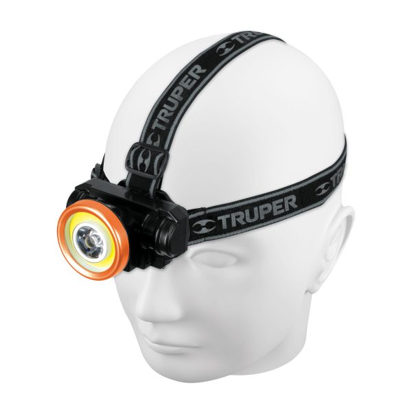 LINTERNA PARA CABEZA 1 LED 80 LM RACARGABLE TRUPER LI-CA-80CR