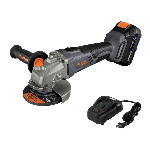 PULIDORA INALAMBRICA 4 1/2" 20V INDUSTRIAL TRUPER MAX-20E