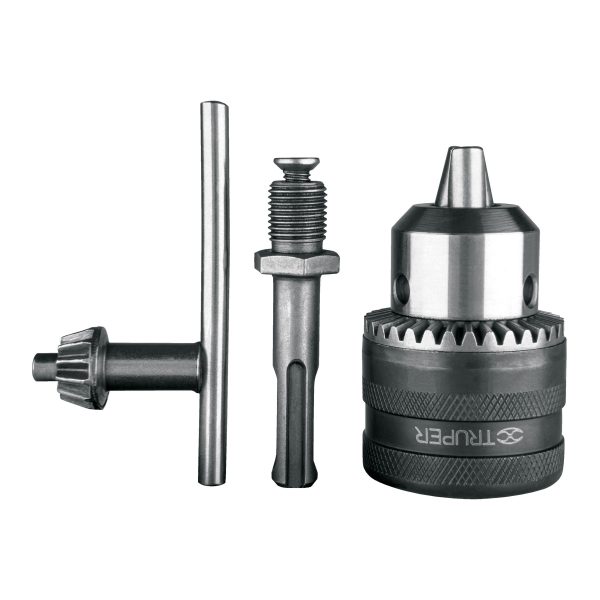 MANDRIL 1/2" CON LLAVE + ADAPTADOR SDS PLUS TRUPER BRO-1/2S