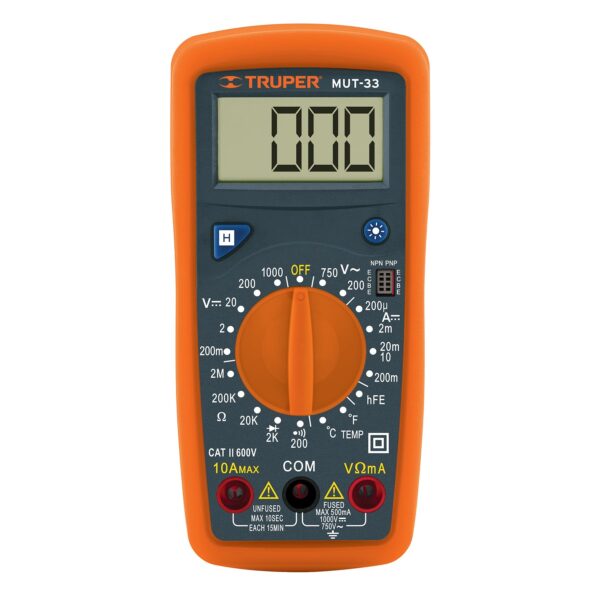 MULTIMETRO   TRUPER  DIGITAL JUNIOR         MUT-33