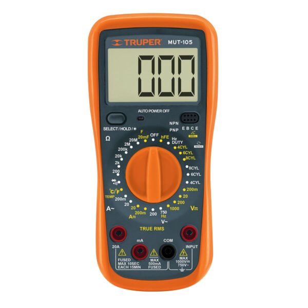 MULTIMETRO DIGITAL AUTOMOTRIZ TRUPER