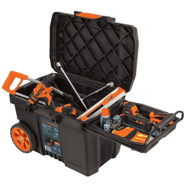 CAJA HERRAMIENTAS 23" CON RUEDAS TRUPER CHP-23R