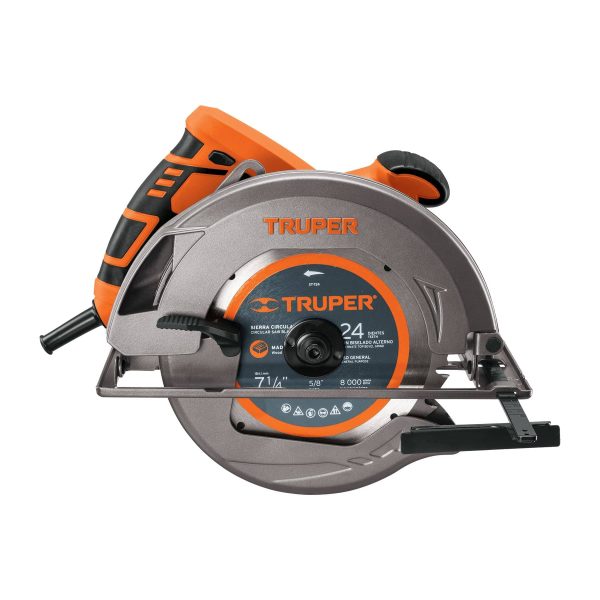 SIERRA CIRCULAR PROFESIONAL 7-1/4" 1500 W TRUPER SICI-7-1/4A3