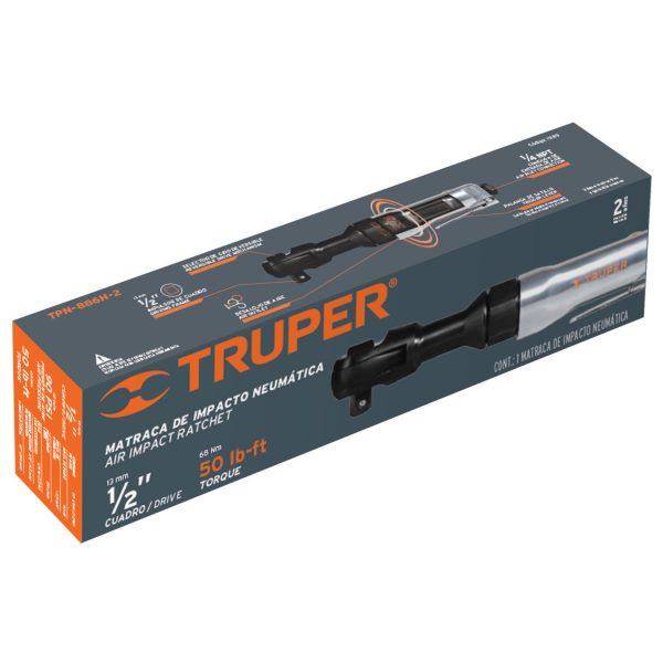 RACHET NEUMATICO 1/2" TRUPER - Imagen 2