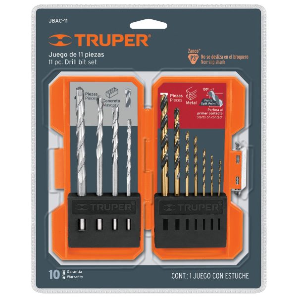 BROCAS       TRUPER CONCRETO-ACERO 11 UNDS JBAC-11 - Imagen 2