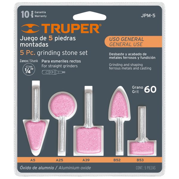 PUNTAS MONTADAS TRUPER  JGO 5 pzas           JPM-5 - Imagen 2