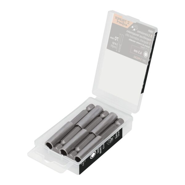 JUEGO DE 5 EXTENSIONES MAGNETICAS DE 70 MM TRUPER PUDE-9070
