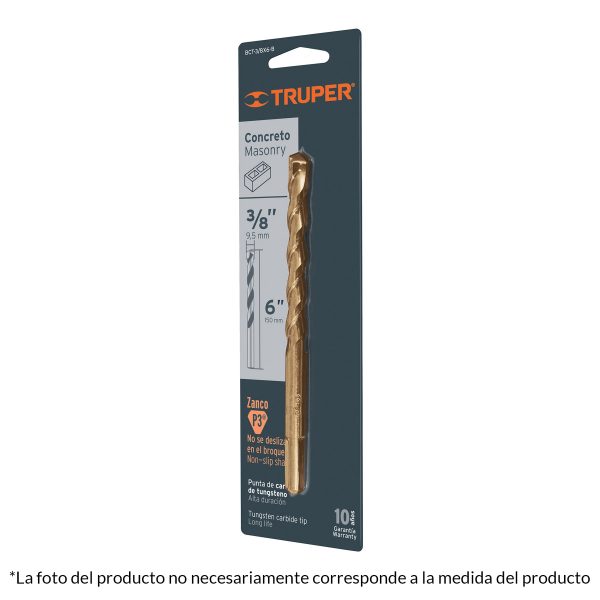 BROCA PARA CONCRETO  BLISTER TRUPER