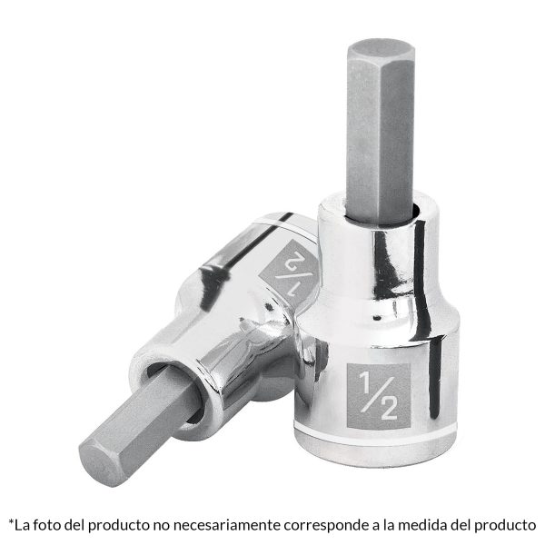 COPA 1/2" PUNTA HEXAGONAL PULGADAS TRUPER