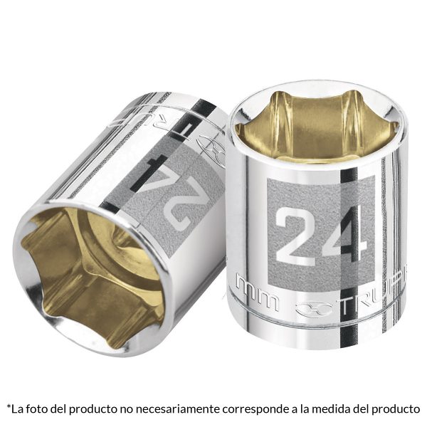 COPA HEXAGONAL TRUPER CUADRO 1/2" MM