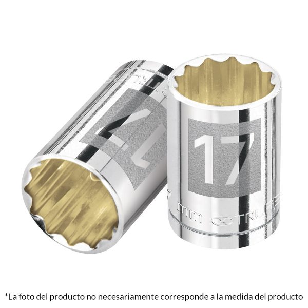 COPA ESTRIA  TRUPER CUADRO 1/2" MM