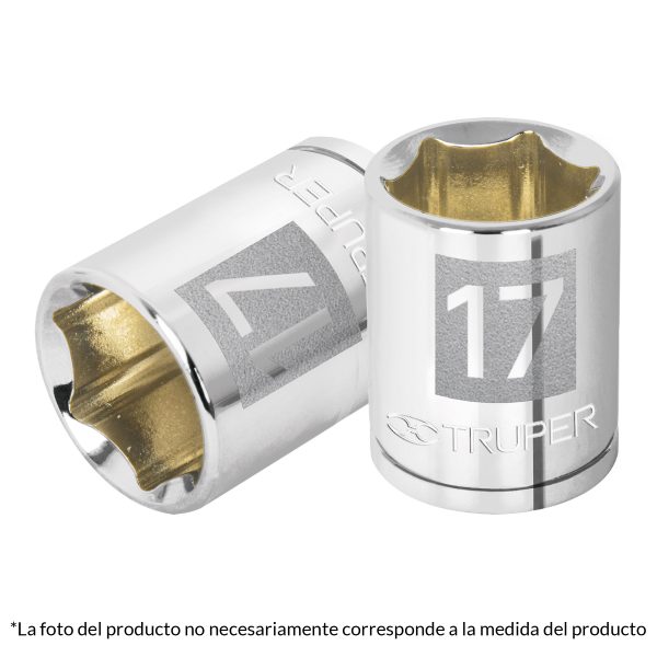COPA HEXAGONAL TRUPER CUADRO 3/8"  MM