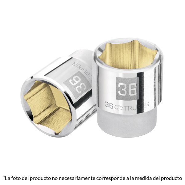 COPA HEXAGONAL TRUPER CUADRO 3/4" PULGADAS
