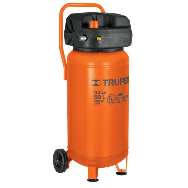 COMPRESOR 50 LTS 3 HP LIBRE DE ACEITE TRUPER COMP-24S