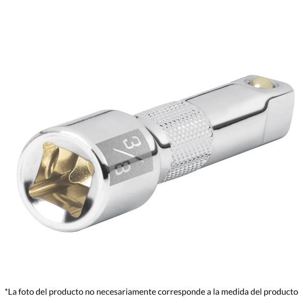 EXTENSION 6" CUADRO 3/8" TRUPER