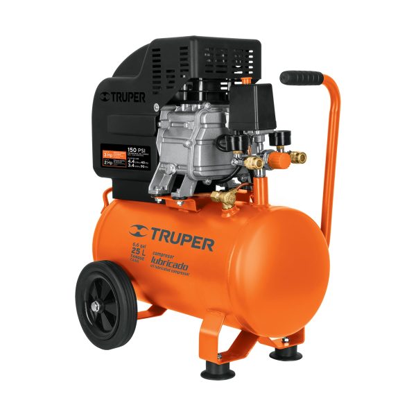 COMPRESOR INDUSTRIAL 25 LTS 3.5 HP TRUPER COMP-25LT